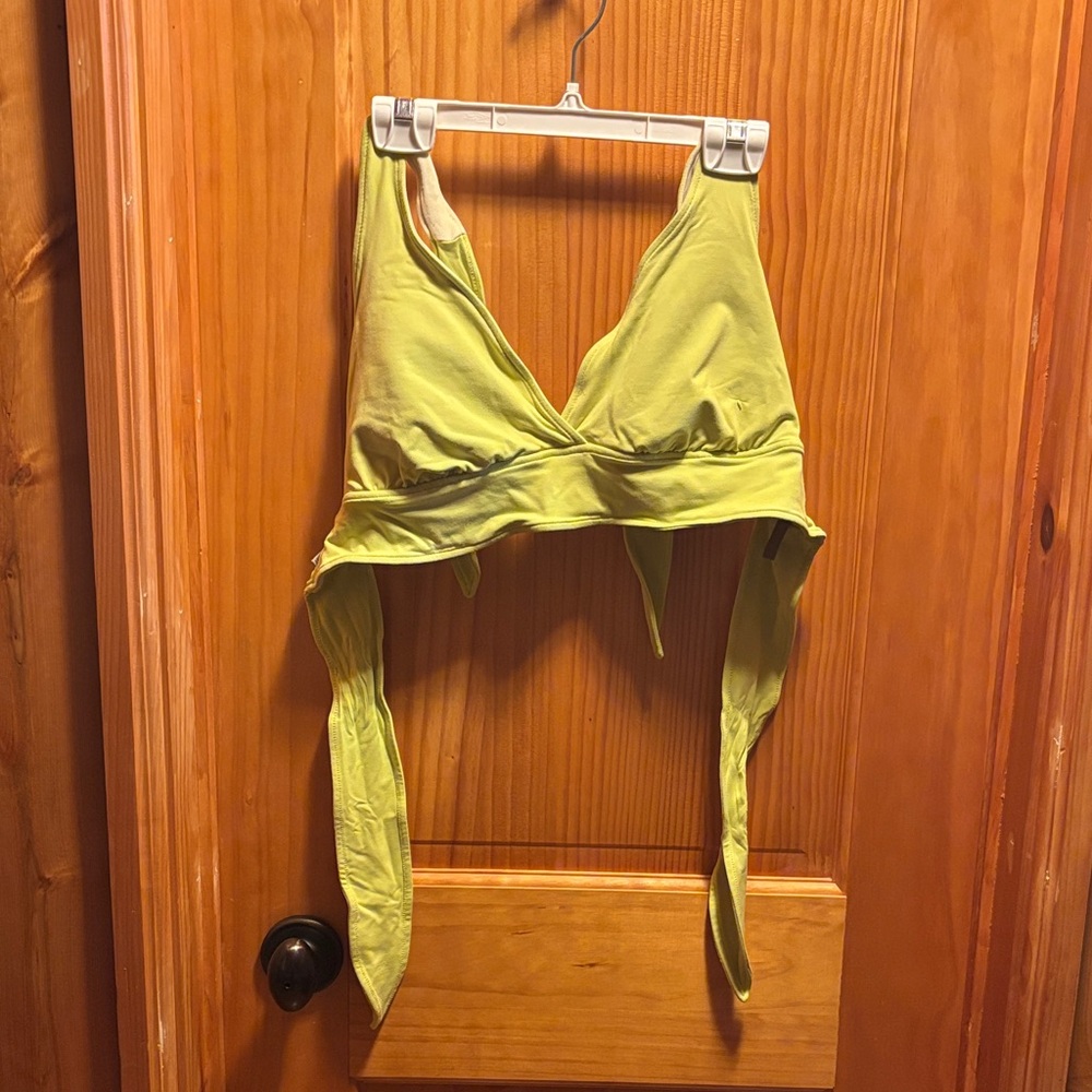Anne Cole - LOCKER -  Lime Green Bikini Top